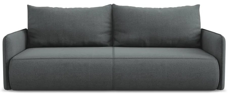 Sivá rozkladacia/s úložným priestorom pohovka 216 cm Nanea – Makamii