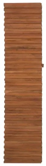 furniture-nabytek.cz - Masívna šatní skriňa Abadi z akáciového a mangového dreva, lakovaná, hnedá – 75×44×190 cm