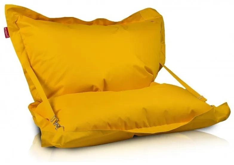 EF2037 Ecopuf Sedací vankúš ECOPUF - Pillow CLASSIC polyester NC4 - Žltá