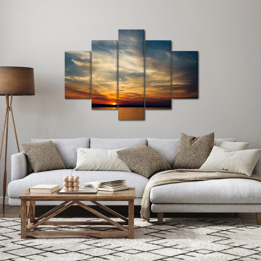 Obraz západu slnka (150x105 cm)