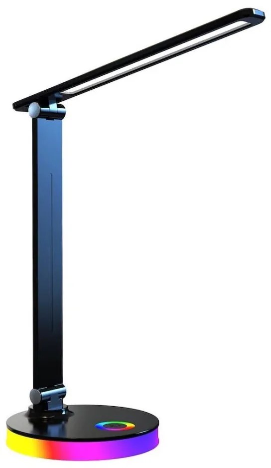 Milagro LED RGBW Stolná lampa BRUNO LED/5W/5V 3000/4500/6000K čierna MI2599