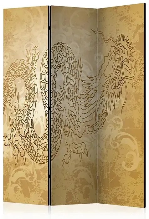 Paraván - Dragon [Room Dividers] Veľkosť: 135x172, Verzia: Jednostranný