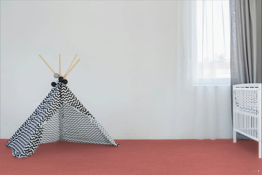 Condor Carpets, Metrážny koberec Carousel 12, na mieru, šíře 4m, ružová, filc, detská izba