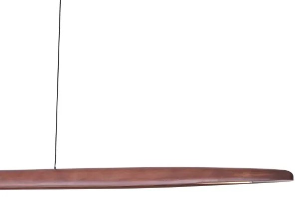 MAXLIGHT P0598 - LED Luster na lanku WOODY LED/25W/230V hnedá/borovica