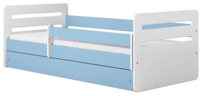 Kocot kids Detská posteľ Tomi modrá, varianta 80x140, bez šuplíků, bez matrace