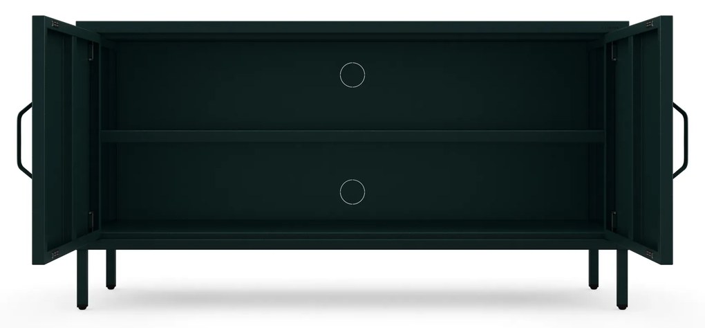 TV stolík na nožičkách ROSA, 1150 x 595 x 400 mm, Modern: fľaškovo zelená farba