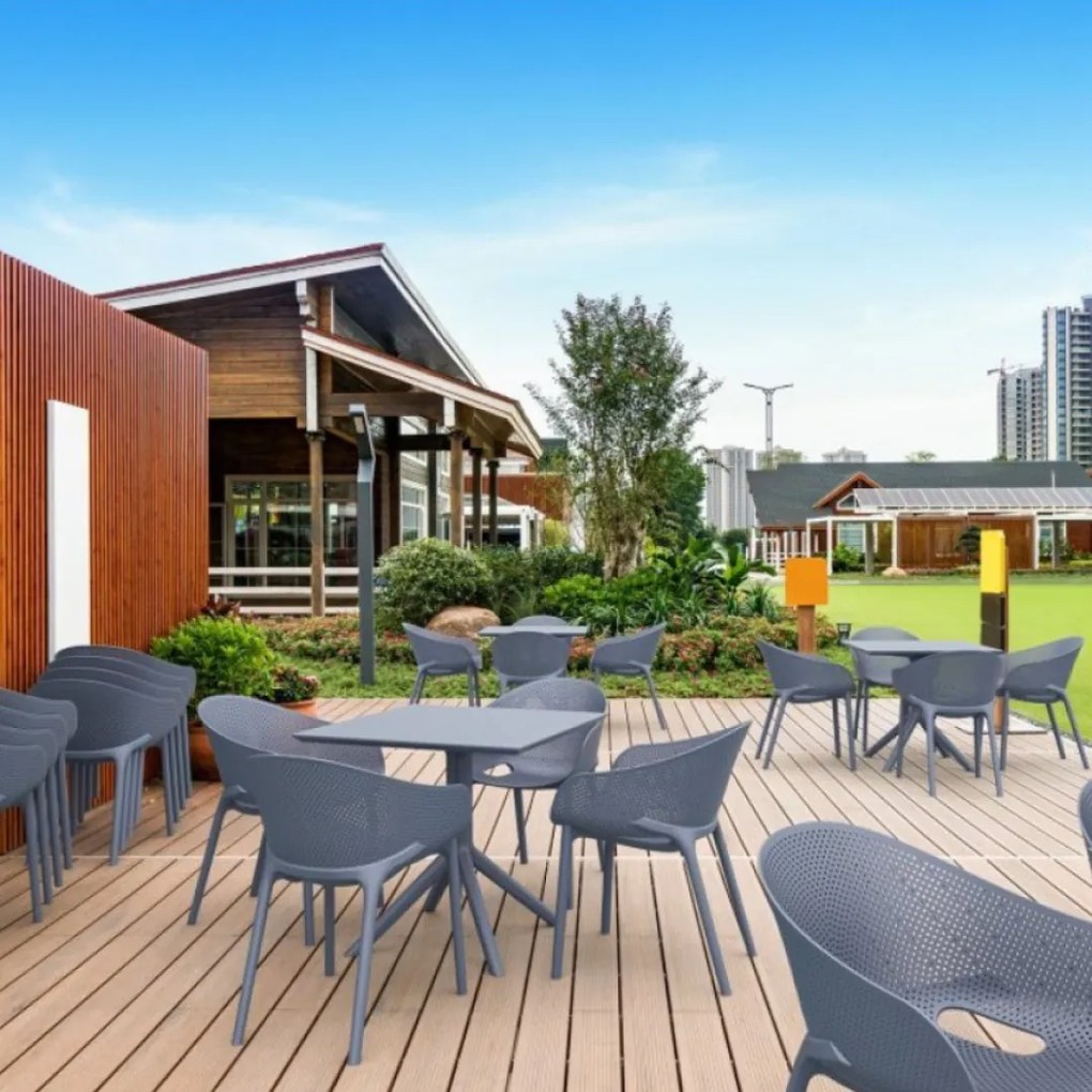 SKY 80 záhradný stôl dark grey