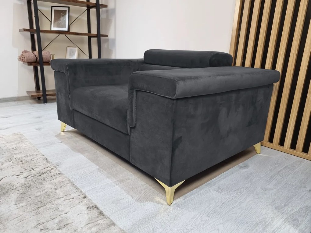 KRESLO VIKTORIA RÔZNÉ ČALÚNENIA ZAMAT EKO-KOŽA LÁTKA