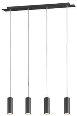 Trio Marley závesné osvetlenie čierna 312400432