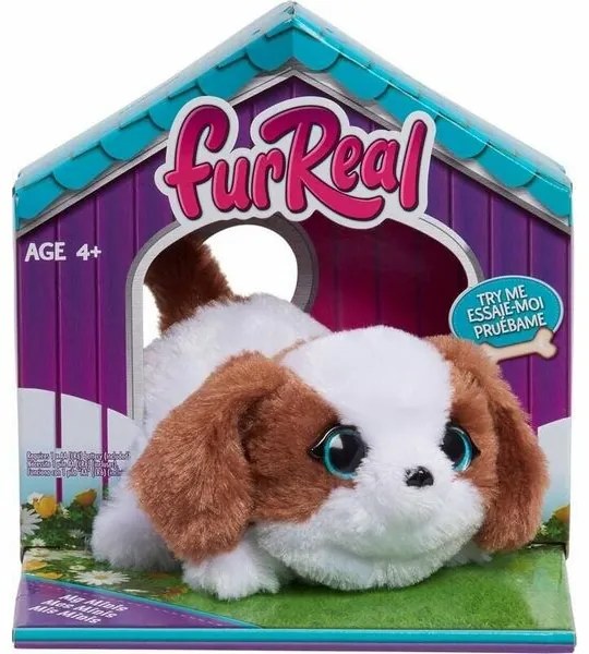 FurReal My Minis Puppy, interaktívne šteniatko, biela/hnedá