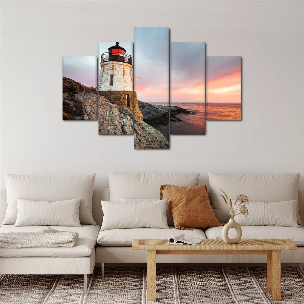 Obraz - Maják Castle Hill (150x105 cm)