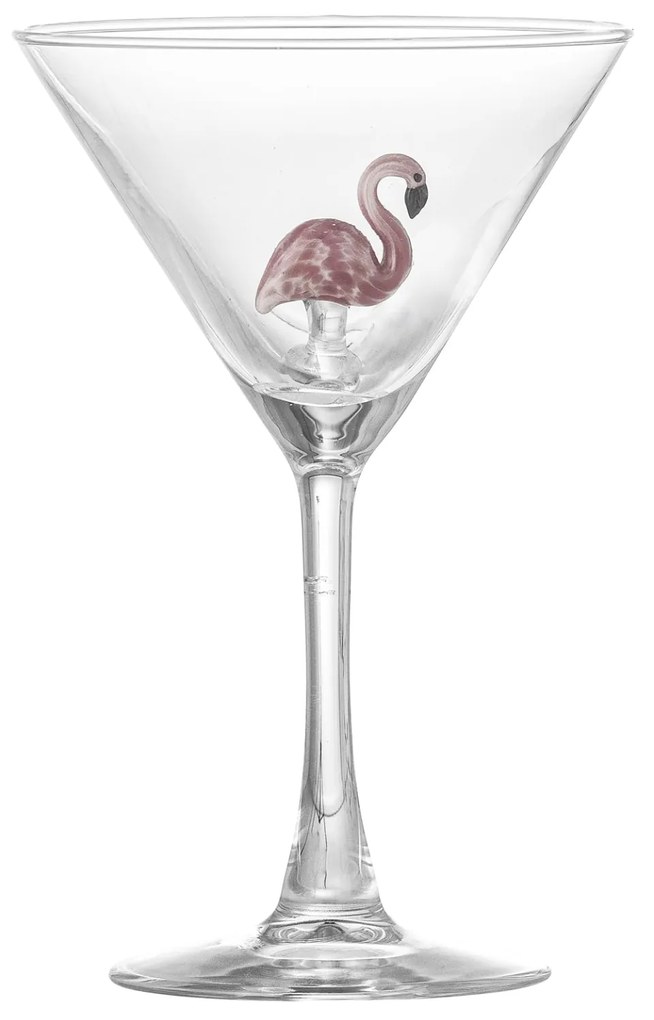 Bloomingville Pohár na koktejl Misa Flamingo 170 ml