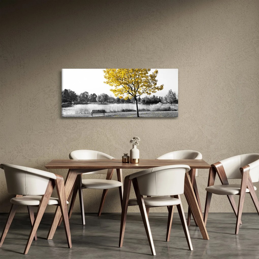 Obraz - Odpočinok v parku (120x50 cm)