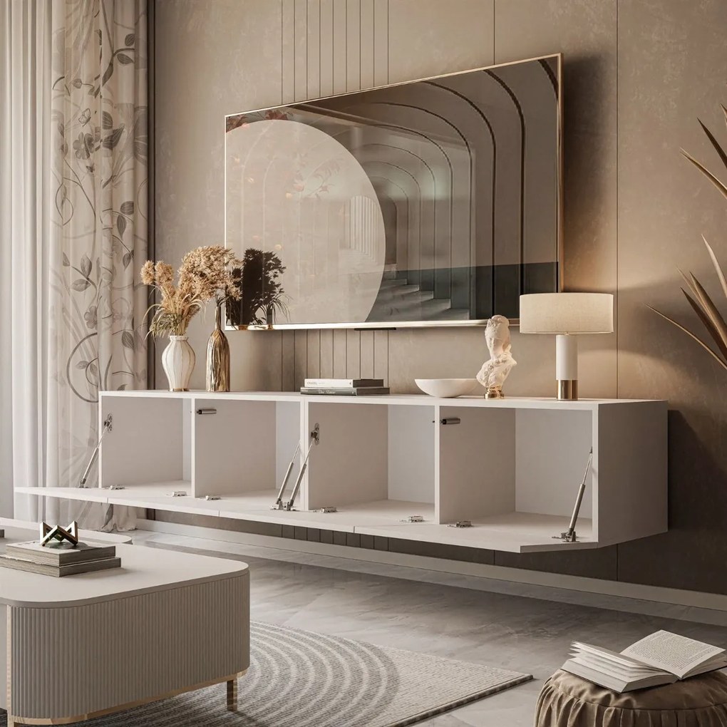 ZÁVESNÝ TV STOLÍK ELEGANTE KAŠMÍR 200 cm