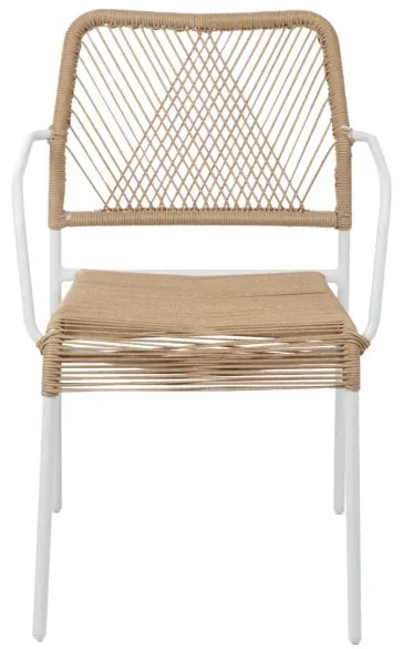 Stolička SOBREME biela / naturálna 892085