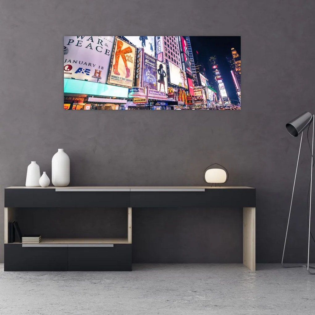 Obraz - New York Theater District (120x50 cm)