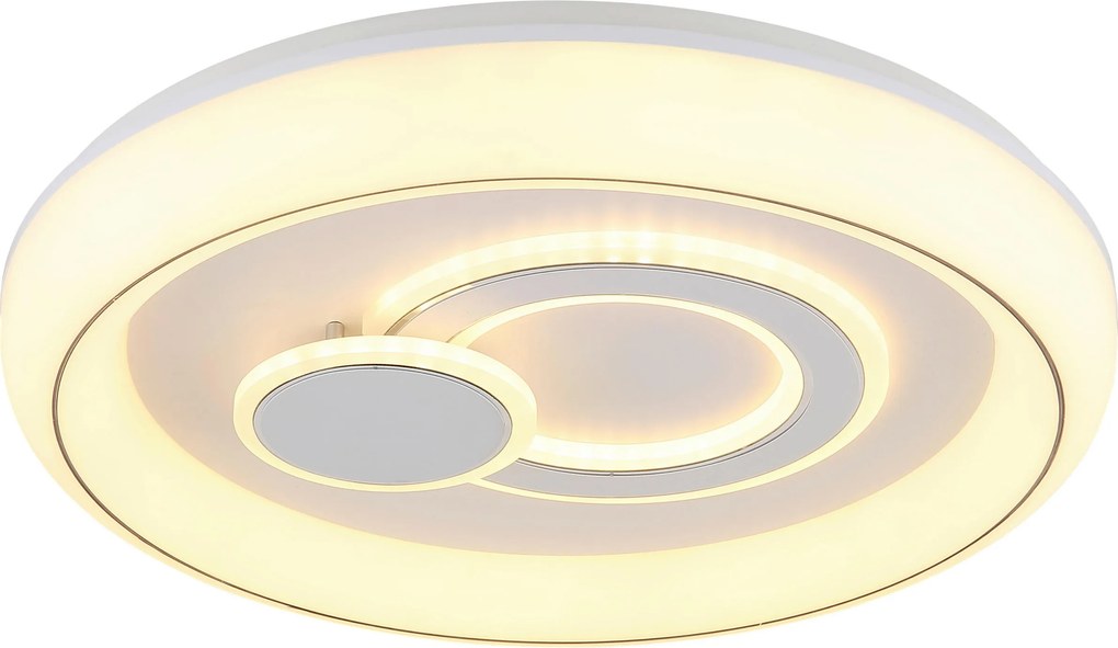XXXLutz STROPNÉ LED SVIETIDLO, 48/7.5 cm Globo - Interiérové svietidlá - 004558466701
