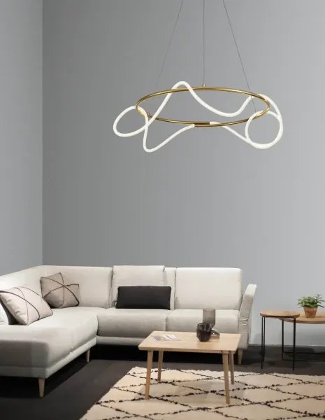 LED luster Tiriac 70 zlaté