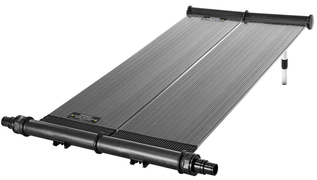 InternetovaZahrada Solárny panel na ohrev vody 116x66x6 cm - antracit