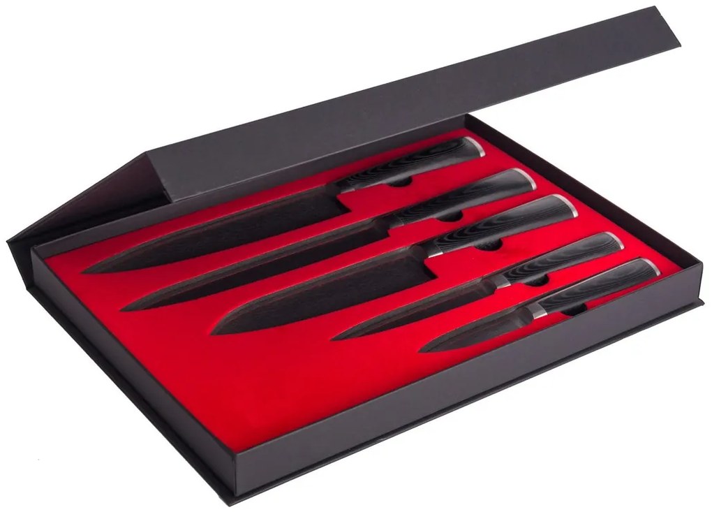 Sada nožov G21 Damascus Premium, Box, 5 ks 6002260