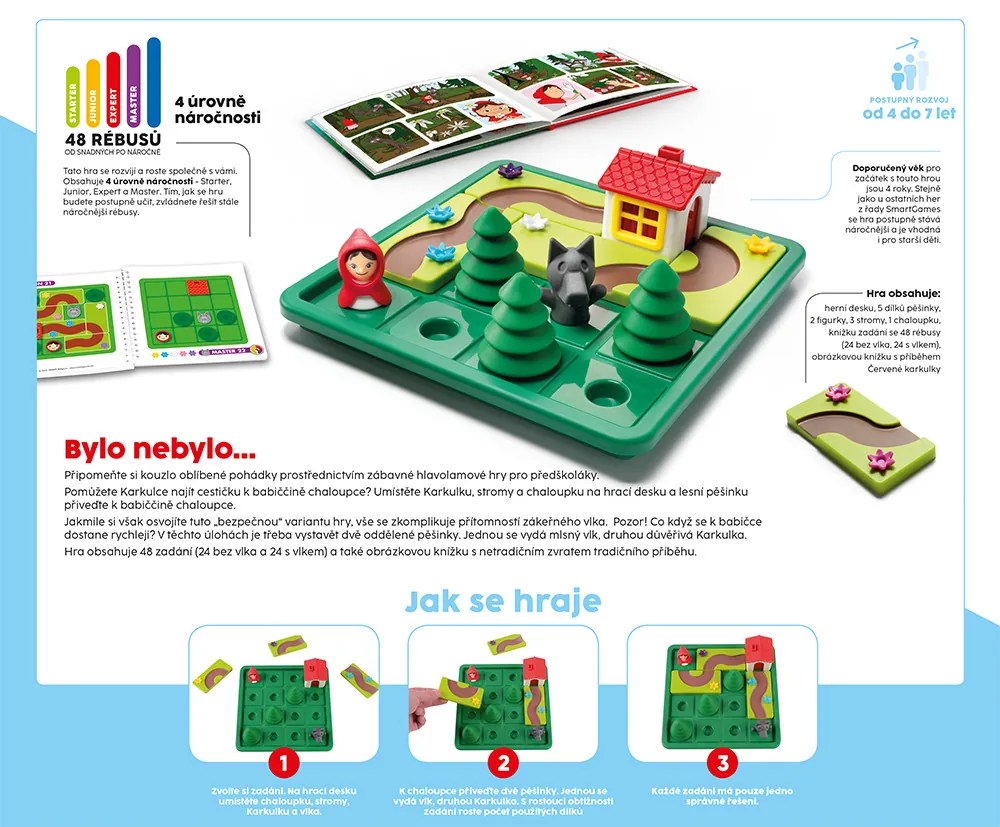 SmartGames - Červená Karkulka