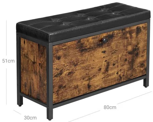 Lavica s botníkom LSB049B01