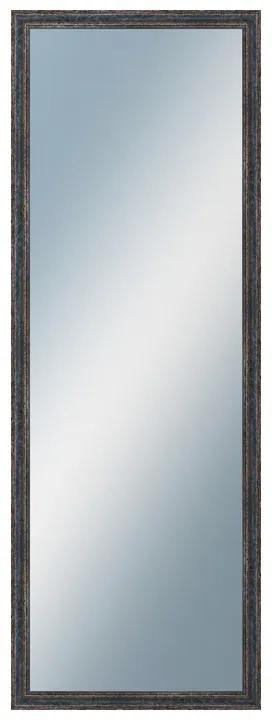 DANTIK - Zrkadlo v rámu, rozmer s rámom 50x140 cm z lišty LYON čierna (2705)