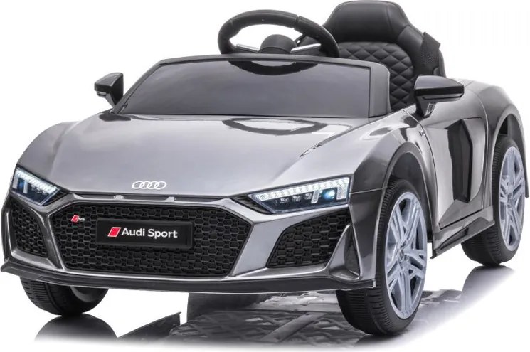 LEAN CARS Elektrické autíčko Audi R8 Lift A300 strieborné