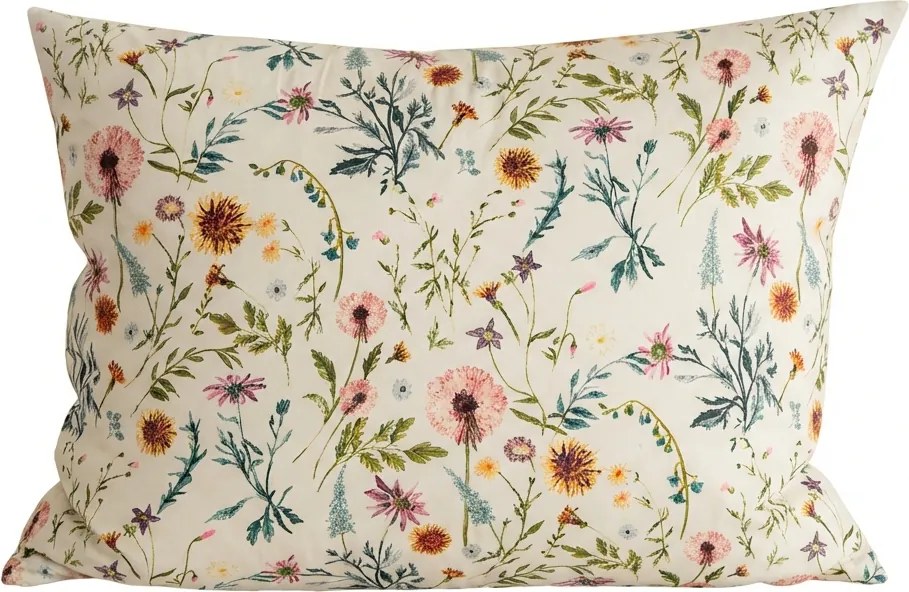 Obliečka na vankúš z mikrovlákna HERBALIS 50x70 cm, krémová