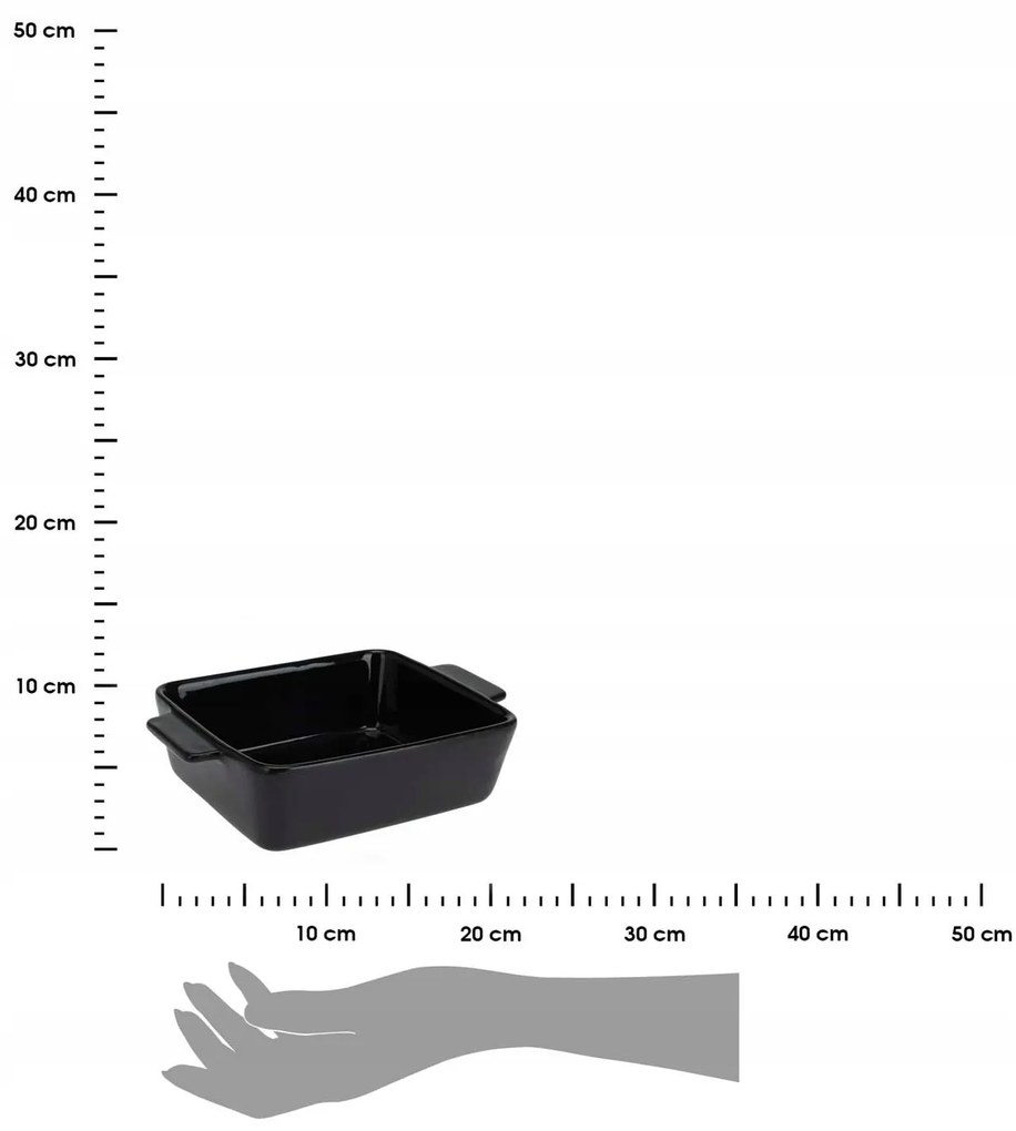 Zapékací mísa SMALT 950 ml černá