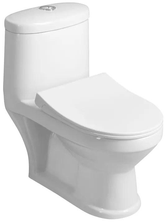 Aqualine Aqualine, PETIT detské WC kombi, zadný/spodný odpad, biela, PT520