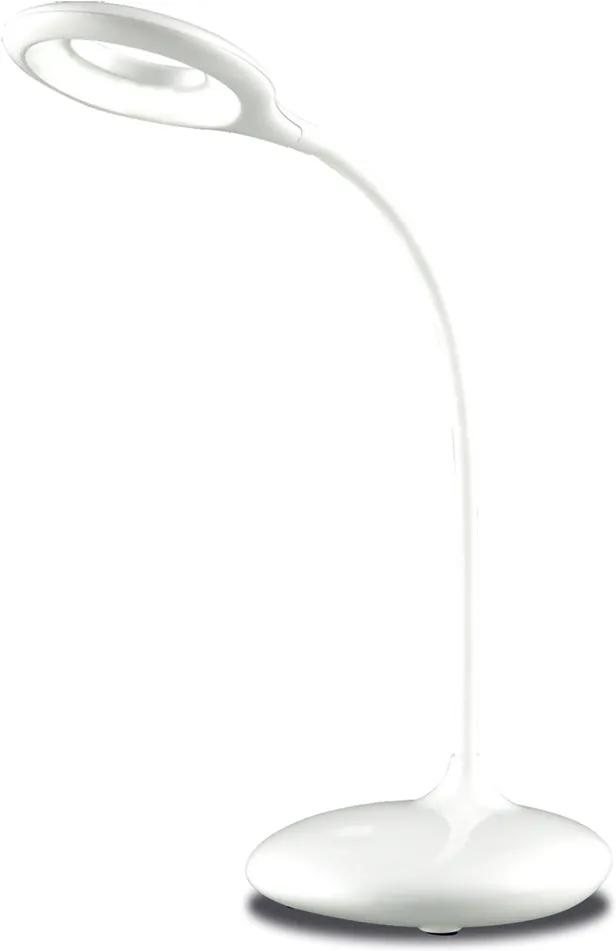 Ecolite VIPER LHZQ7 LED stolná lampa so stmievačom, biela | BIANO