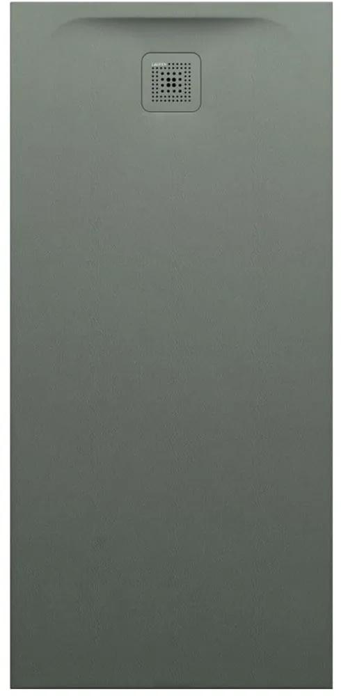 LAUFEN Pro obdĺžniková sprchová vanička z materiálu Marbond, odtok na kratšej strane, 1500 x 700 x 42 mm, betónová šedá, H2129590790001