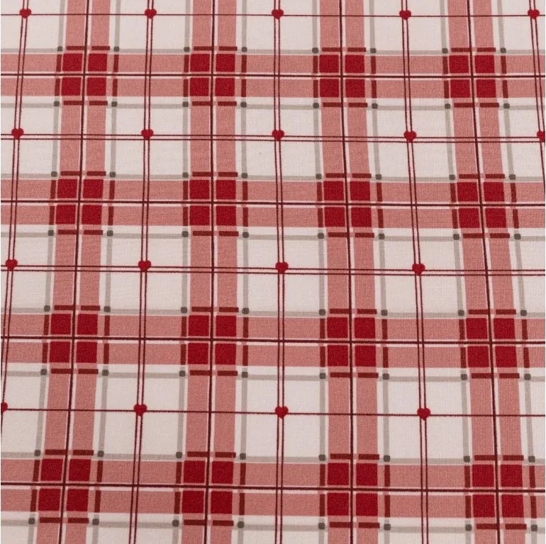 Plachta z mikrovlákna TARTAN HEART farebné 90x200 cm