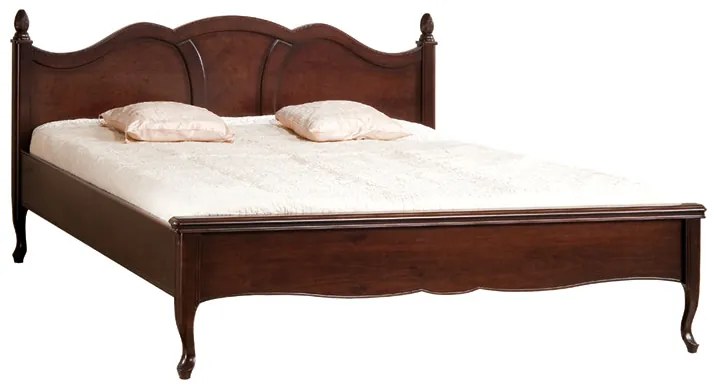 Rustikálny posteľový rám Wersal W-F 160 - wenge
