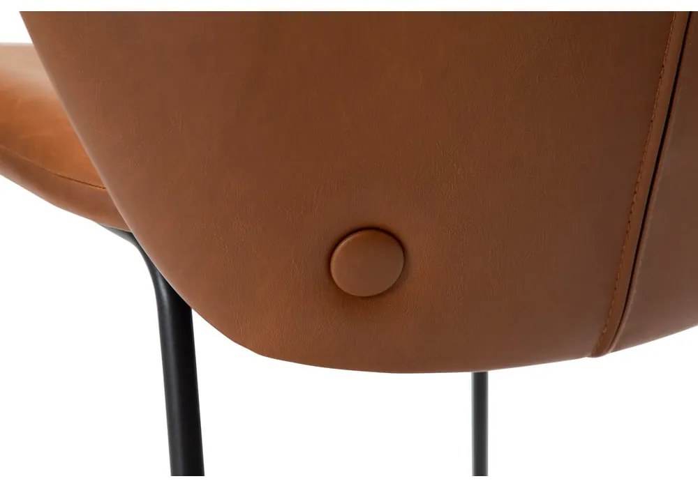 Koňakovohnedá jedálenská stolička Stay – DAN-FORM Denmark