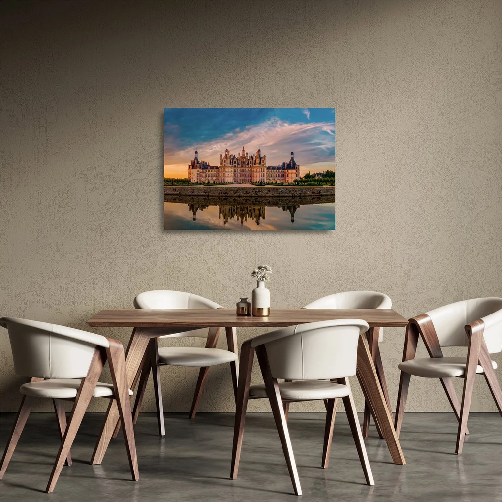 Sklenený obraz zámku (70x50 cm)