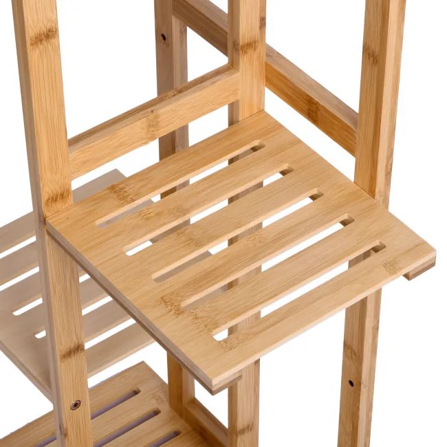 Stojan na kvety GUTREN bambusový 6 políc