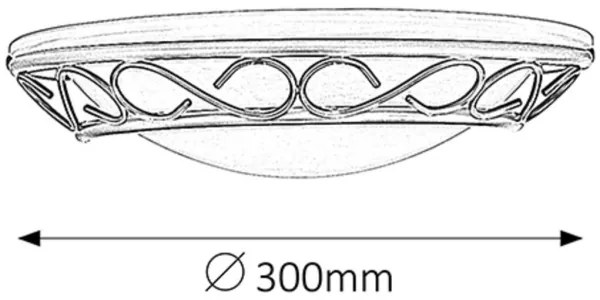 Rabalux 3721 - Nástenné svietidlo ATHEN 1xE14/60W/230V