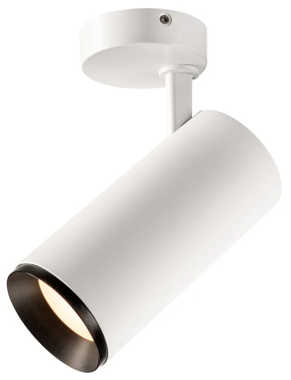 Stropné svietidlo SLV NUMINOS® SPOT PHASE L vnitřní LED přisazené stropné svietidlo biela/čierna 4000 K 36° 1004311