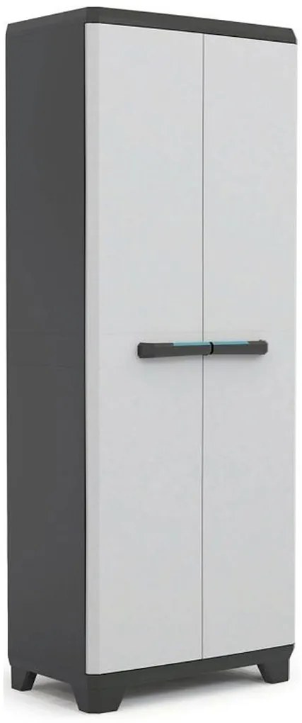 KIS LINEAR UTILITY skriňa 68x39x173cm sivá/čierna