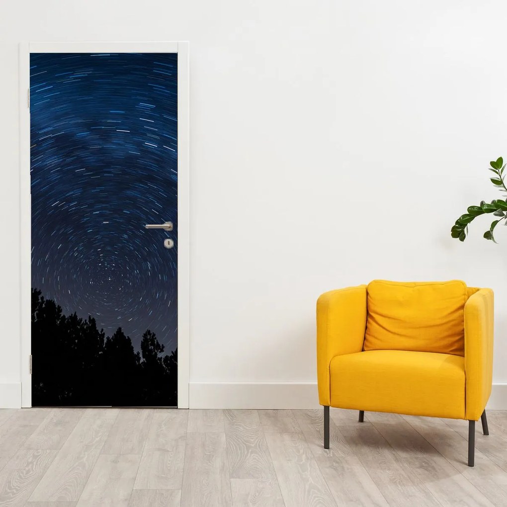 Fototapeta na dvere - Nočná obloha (95x205cm)
