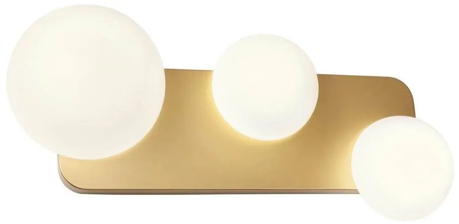 Redo 01-2472 - Nástenné svietidlo LUMIEN 3xG9/10W/230V zlatá/biela