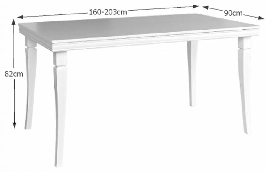 Kondela Jedálenský stôl, rozkladací, sosna andersen, KORA