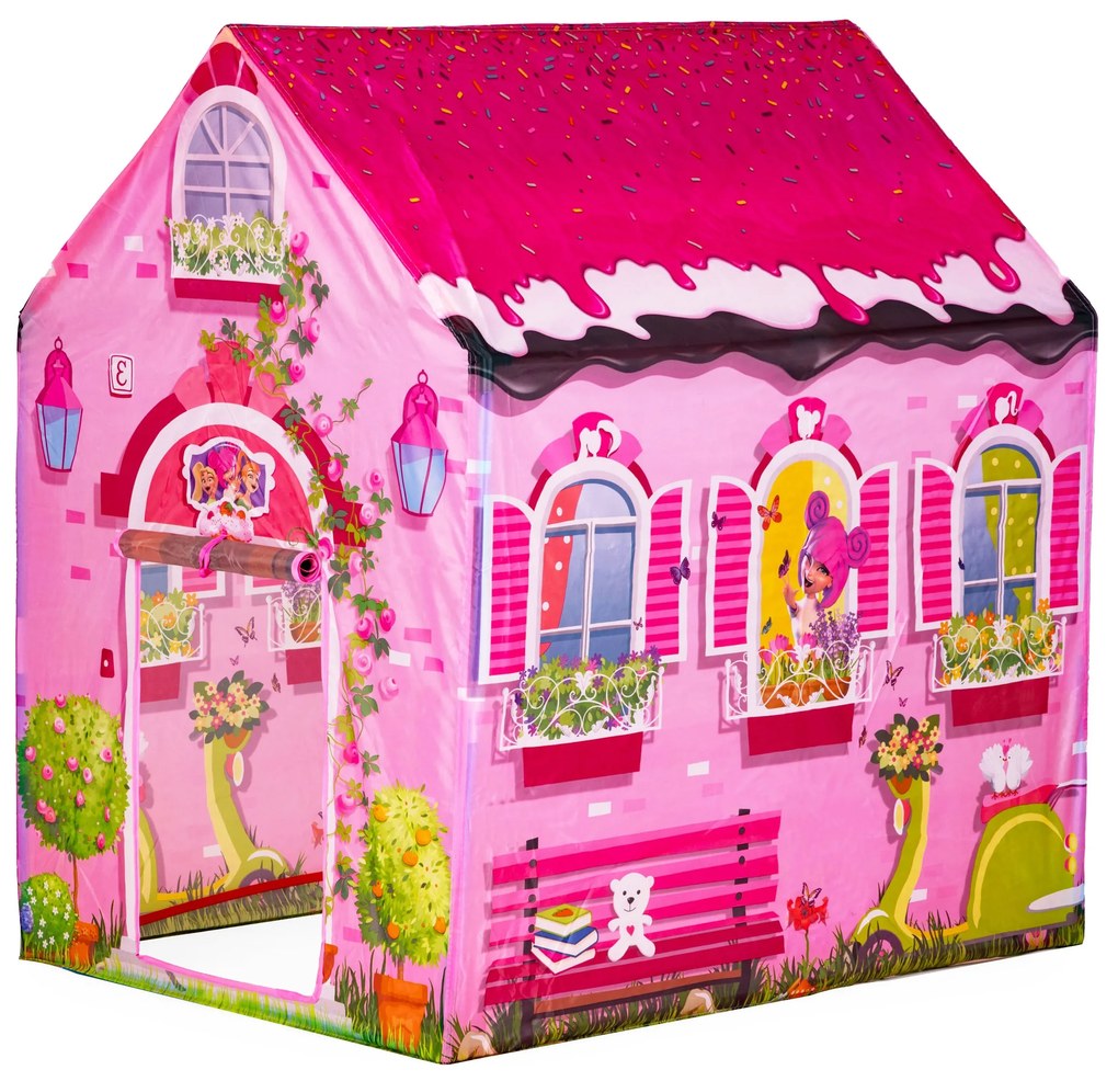 Farebný detský stan IPLAY - domček 96×73×102 cm