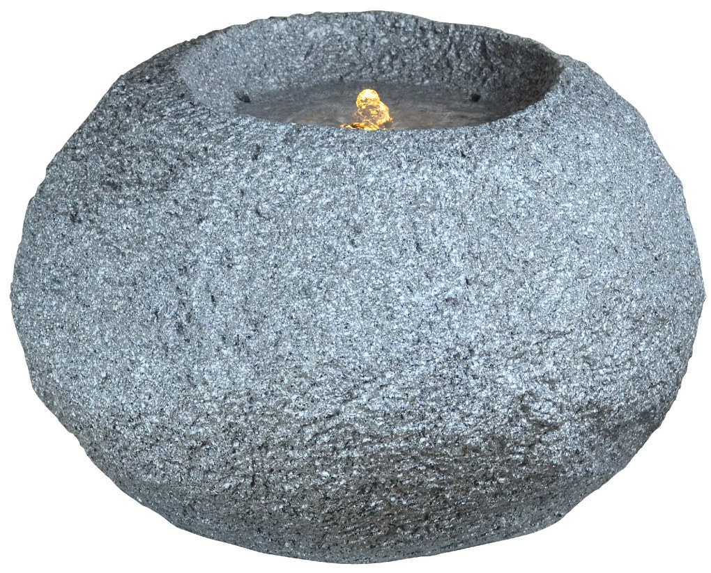 Fontána Heissner STONE LED, sivá 016634-09