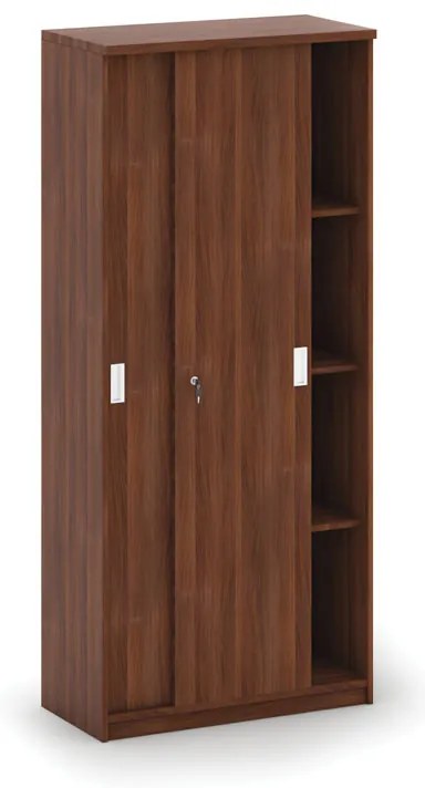 Zasúvacia skriňa MIRELLI, 800 x 400 x 1800 mm, orech