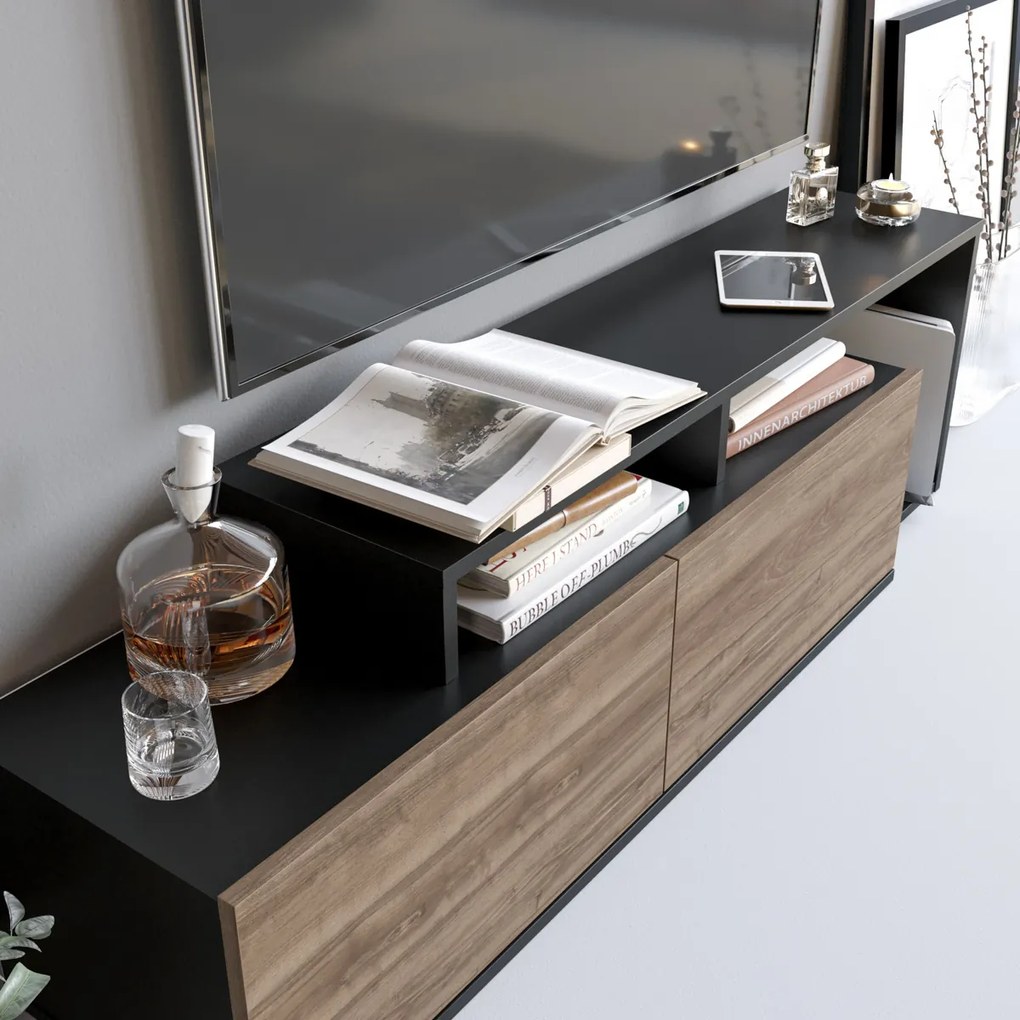 Televízny stolík Nexera Black