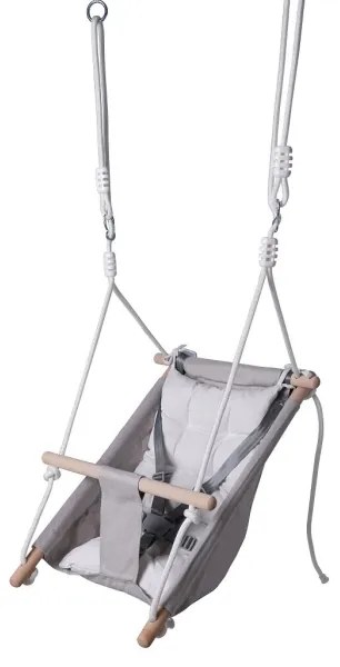 2Kids Toys - Detská textilná hojdačka pre najmenších šedá