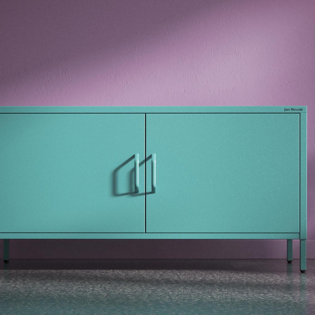 TV stolík na nožičkách ROSA, 1150 x 595 x 400 mm, Modern: morská farba